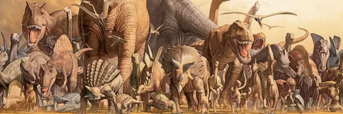 Miniatura 2 de Dinosaurs by Haruo Takino - Rompecabezas de 1000 piezas