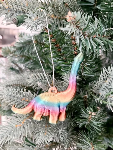 Miniatura 2 de Dickosaurus Penis Bachelorette Party Gift Funny Prank 3D Printed (3" Tall Ornament)