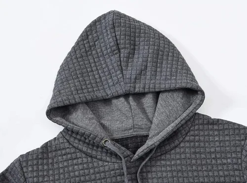 Miniatura 4 de YuKaiChen - Sudadera casual sin botones con capucha de manga larga para hombres
