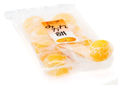 Miniatura 2 de Juego de regalo de mini pastel de arroz con sabor a naranja mandarina japonesa (importación japonesa)