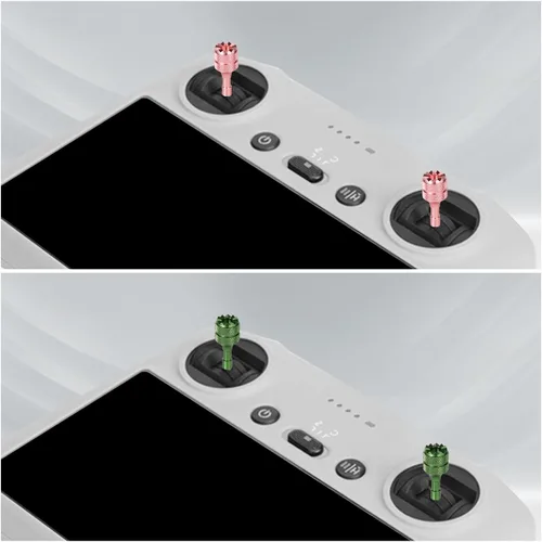 Miniatura 5 de 4 barras de control de dron, joystick de control de dron de aluminio, reemplazo desmontable compatible con DJI Mini 3 Pro DJI RC Smart Controller