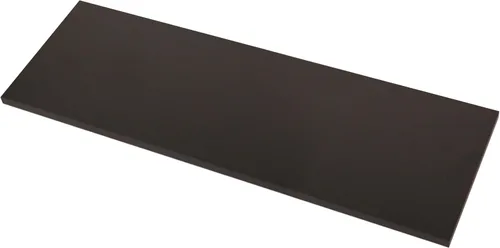 Miniatura 6 de SSWBasics Tablero de estante de melamina negra laminada, 36 pulgadas de largo x 12 pulgadas de ancho, estantes de repuesto duraderos y elegantes
