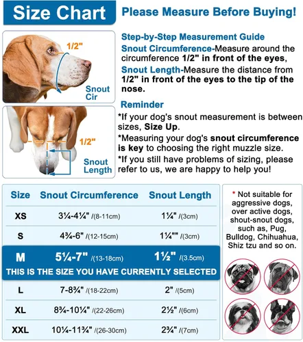 Miniatura 2 de LUCKYPAW Bozal para perro, bozal de malla para perros pequeños, medianos y grandes, cubierta suave para la boca del perro para evitar que muerdan