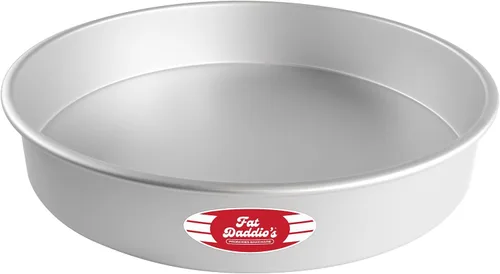 Miniatura 28 de Fat Daddio's PRD-1BOX Moldes Redondos para Pastel Mini Tier de Aluminio Anodizado para Una Caja de Mezcla, Juego de 3, Plateado