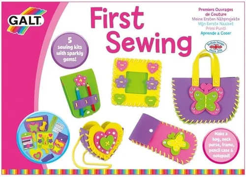 Miniatura 6 de Galt Toys, primer kit de costura para niños, kit de manualidades para aprender a coser DIY, para niños de 5 años en adelante