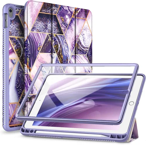 Miniatura 8 de SURITCH Funda para iPad Air 3 2019 (3ª generación)/iPad Pro 10.5 2017, [Protector de pantalla integrado] [Soporte para lápiz] Funda protectora