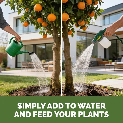 Miniatura 6 de Fertilizante para árboles frutales: alimento líquido para plantas para todos los árboles frutales, apoya flores pesadas, cosechas más grandes