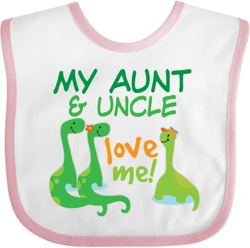 Miniatura 7 de inktastic My Aunt and Uncle Love Me Dinosaur Baby Bib