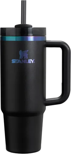 Miniatura 182 de Stanley Quencher H2.0 - Vaso de acero inoxidable con asa, pajilla y tapa FlowState giratoria de 3 posiciones; aislamiento térmico, sin BPA; apto