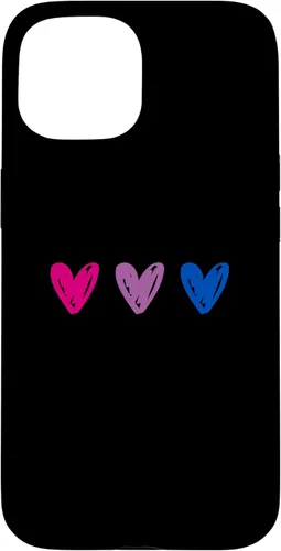 Miniatura 6 de Funda para iPhone 12/12 Pro Bisexual Pride Hearts Bi Pride Flag