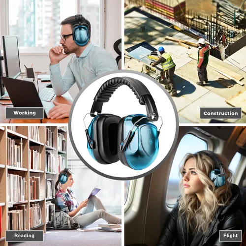 Miniatura 18 de ProCase NRR 28dB Noise Reduction Ear Muffs, Foldable Adjustable Noise Cancelling Headphones