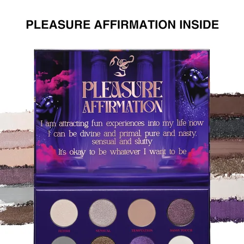 Miniatura 7 de SELESTIA BEAUTY Paleta de sombra de ojos de maquillaje Mother of Lights - 12 tonos mezclables con acabados mate y brillante - Paleta de sombras