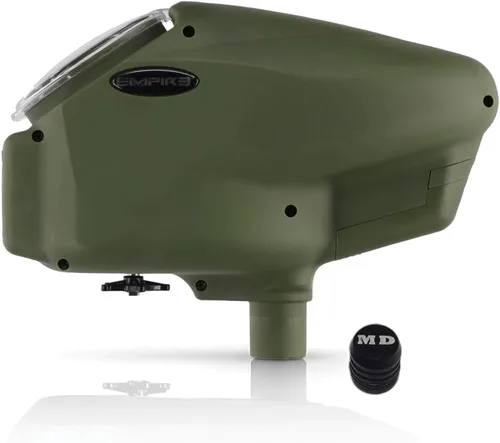 Miniatura 10 de Maddog Empire Halo Too - Cargador electrónico de paintball con Epic Speed Feed de HK Army y paquete de accesorios con tanque de paintball HPA