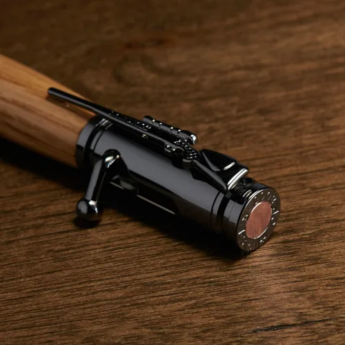 Miniatura 3 de Whisky Barrel Wood Bolt Action Bolígrafo (JD Whisky Barrel, Pen Only)