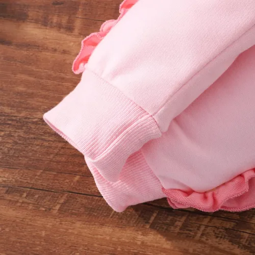 Miniatura 7 de Zarmfly Conjunto de 2 piezas para niñas pequeñas, sudadera de manga larga + leggings de leopardo, ropa de invierno de 2 a 10 años