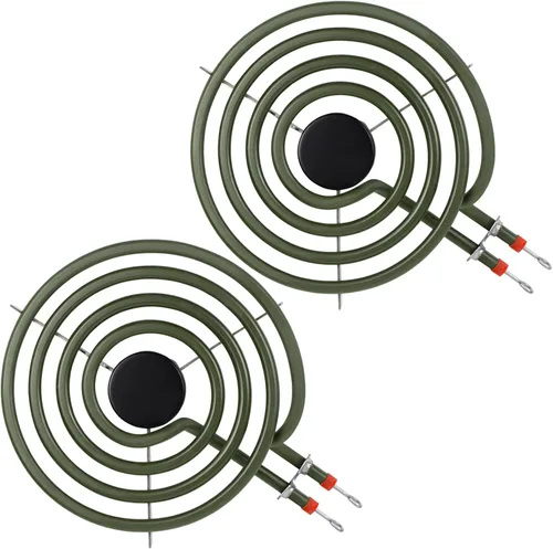 LXun - Juego mejorado de 2 unidades de elemento quemador de estufa eléctrica MP15YA de 6 pulgadas, repuestos de quemadores de estufa eléctrica para