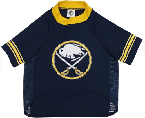 Miniatura 54 de Camiseta NHL Calgary Flames para perros y gatos, talla XL. ¡Deja que tu mascota sea un verdadero fanático de la NHL!