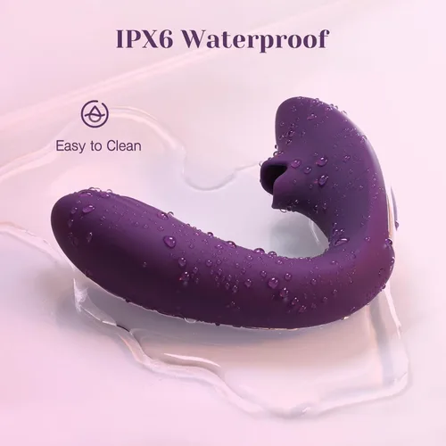 Miniatura 9 de Tracy's Dog Vibrador para lamer el clítoris, juguetes para adultos con lengua con control remoto para mujeres y parejas, juguete sexual vibratorio