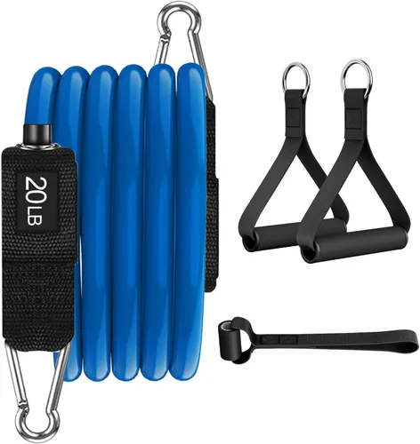 Miniatura 10 de VEICK Bandas de resistencia, una sola banda de ejercicio, bandas de entrenamiento de resistencia para entrenamientos en casa, fitness, pilates