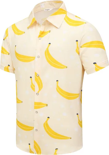 Camisa hawaiana para hombre, manga corta, con botones, ropa de playa, unisex, flamencos de verano, camisas florales Aloha