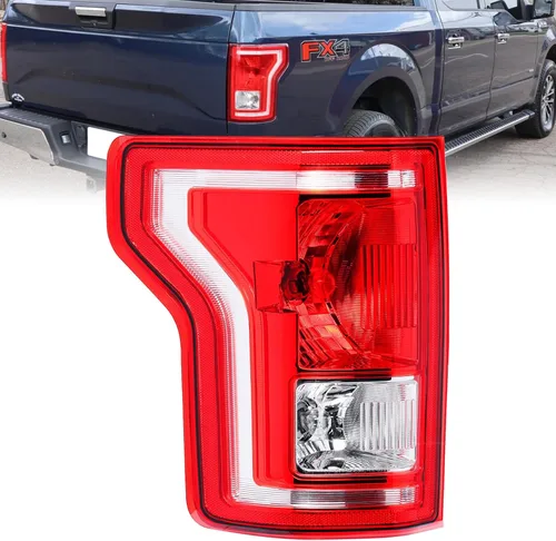 Boine Luz trasera izquierda del lado del conductor compatible con Ford F150 F-150 2015 2016 2017 Lámparas de freno de luz trasera - Bombilla