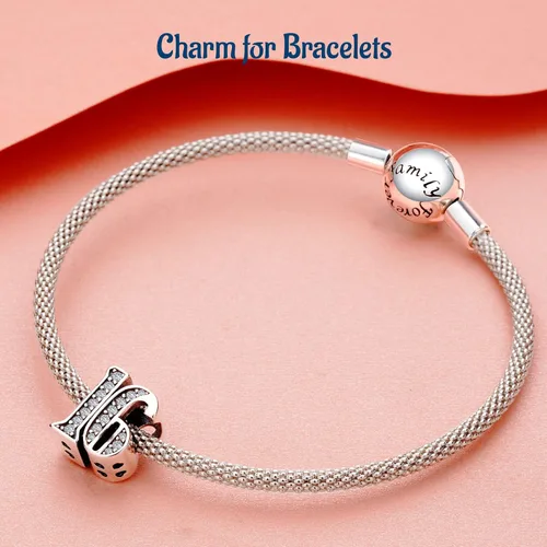 Miniatura 5 de Amuefer Dijes para pulseras de cumpleaños, amor, perro, enfermera, cámara, oro rosa, plata de ley 925, collares colgantes, regalos para mujeres