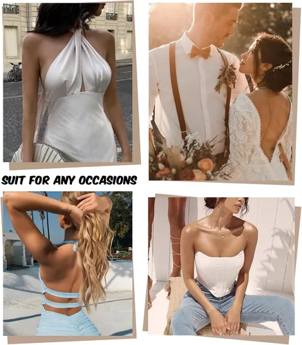 Miniatura 7 de Autbre Sujetador adhesivo sin tirantes sin espalda push up silicona invisible sujetadores adhesivos para mujeres cintas de pecho