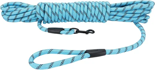 Miniatura 32 de Hi Kiss Correa de Entrenamiento de Obediencia y Agilidad para Perros/Cachorros - 15 pies 20 pies 30 pies 50 pies 100 pies - Ideal para Jugar