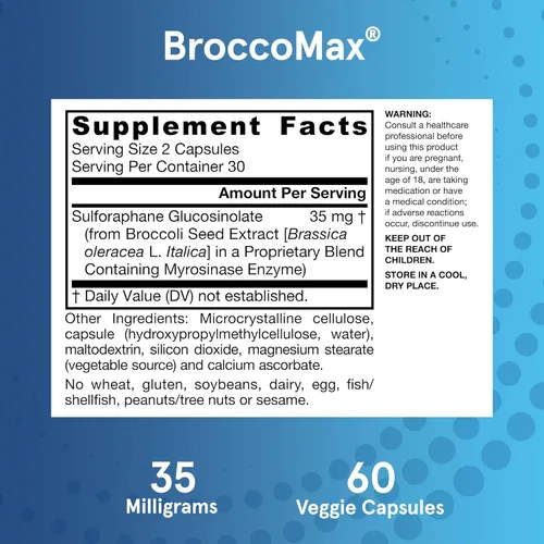 Miniatura 6 de Jarrow Formulas BroccoMax, BROC, 1, 1