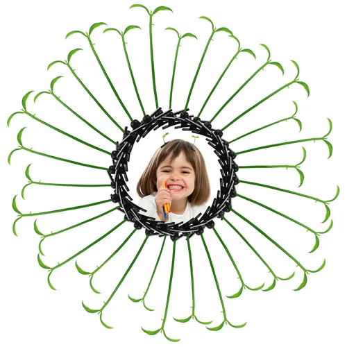 Miniatura 16 de 30 pinzas para el cabello con brotes de frijol, accesorios para el cabello para fiestas, irlandeses (barbacoa)