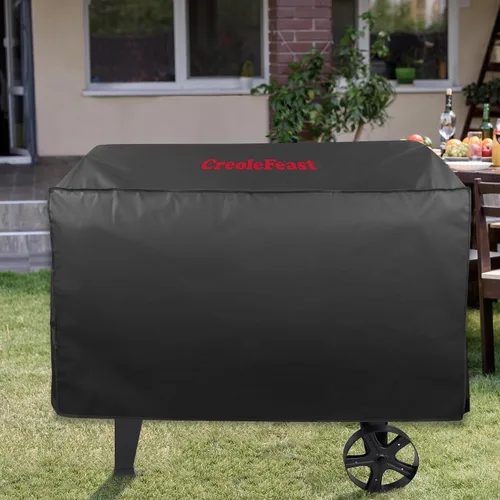 Miniatura 3 de Creole Feast CR1001A - Funda Oxford para parrilla, impermeable, resistente para protección contra todo el año, color negro