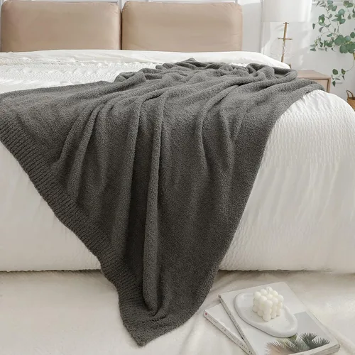 Miniatura 7 de Bearberry - Manta de forro polar súper suave y esponjosa para sofá, cama o sofá cama, manta cálida y acogedora para todas las estaciones
