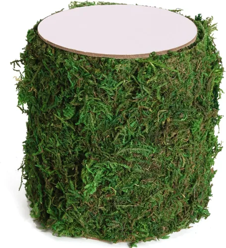 USMOLA Rollo de musgo, musgo seco para manualidades, camino de mesa de musgo para jardines de hadas, decoración de bosque de boda, tapete de musgo 4