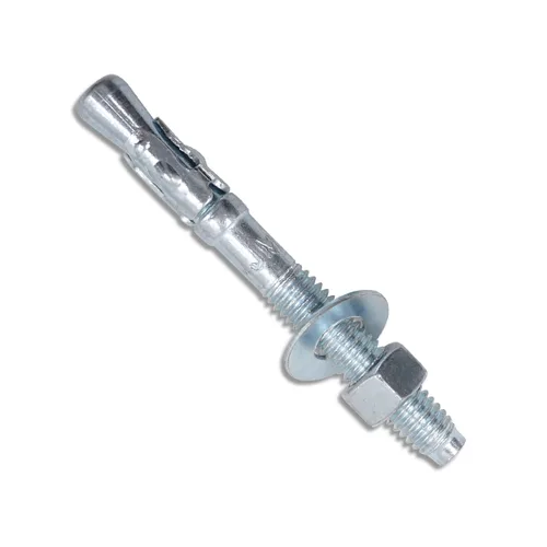Anclaje de cuña de 3/8" x 3-1/2", anclajes de hormigón chapados en zinc, sujetadores de pernos de expansión resistentes para ladrillos/bloques de