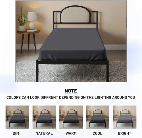 Miniatura 4 de SGI Bedding Litera para autocaravana, sábana bajera de 24 x 72 pulgadas, sábanas estrechas de algodón, bolsillo profundo de 14 pulgadas, suaves