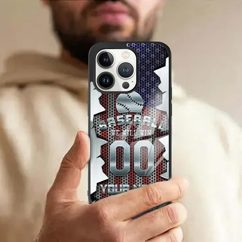 Miniatura 8 de Fundas de teléfono con nombre personalizado, diseño retro de metal texturizado con fondo personalizado para Samsung Galaxy A03 A13 A14 A17 A51 A52