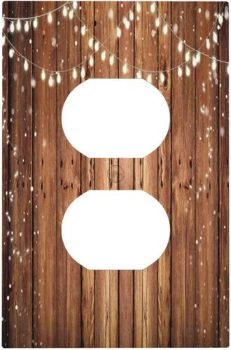 Miniatura 101 de Cubierta decorativa para interruptor, placa de interruptor de luz de 2 bandas, 1 placa de interruptor de luz dúplex de palanca, placas de pared GFCI