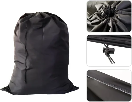 Miniatura 3 de Paquete de 12 bolsas de lavandería extra grandes, bolsas de lavandería de viaje con cierre de cordón, 30 x 40 pulgadas, para residentes