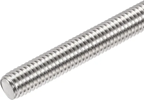 Miniatura 4 de uxcell 2pcs M5 x 5.906 in varilla totalmente roscada acero inoxidable rosca mano derecha hilos