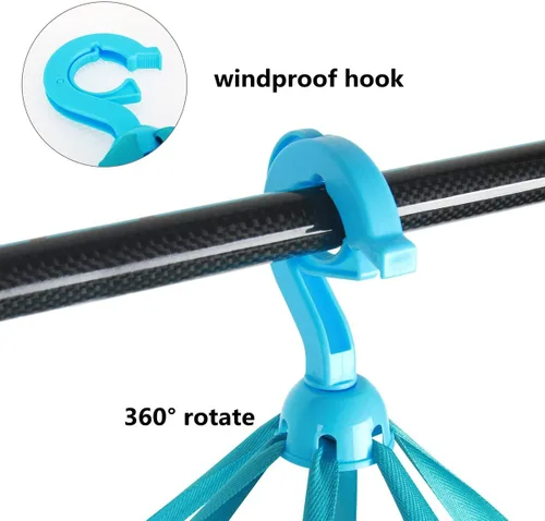 Miniatura 3 de Estante de secado de ropa plegable grande, estante de secado de ropa, estante de secado portátil para suéteres, secadora de aire colgante de malla