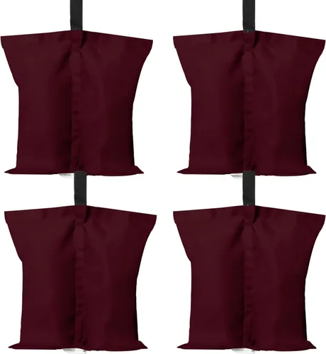 Miniatura 14 de ABCCANOPY Pesas de toldo de 120 libras, bolsas de arena para carpa de glorieta, paquete de 4 unidades (negro)