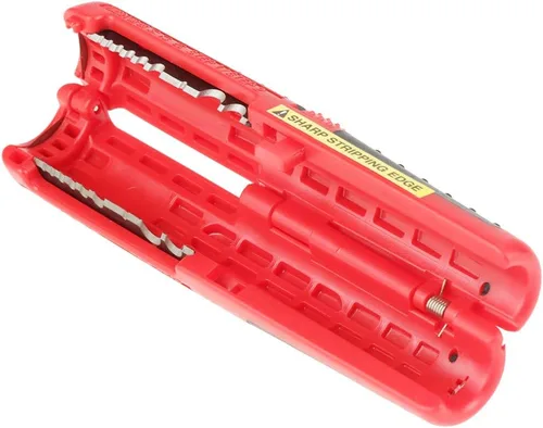 Miniatura 7 de TOPINCN Pelacables Multifuncional Electricista Cable Desmontaje Pelacables Crimpadora 0.315-0.512 in Cable redondo de bajo voltaje Herramienta