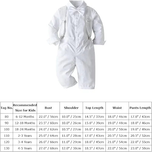 Miniatura 7 de Camisa de rayas para caballero de 1 Navidad con corbatín pantalones largos con tirante ropa