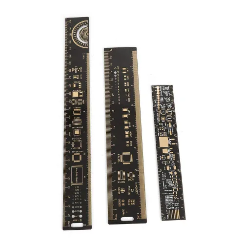 Miniatura 8 de Regla multifuncional, 3 tipos de conjunto 15/20/9.8 in 6.3/7.87/10.23 pulgadas regla de PCB de ingenieros electrónicos regla multifuncional regla