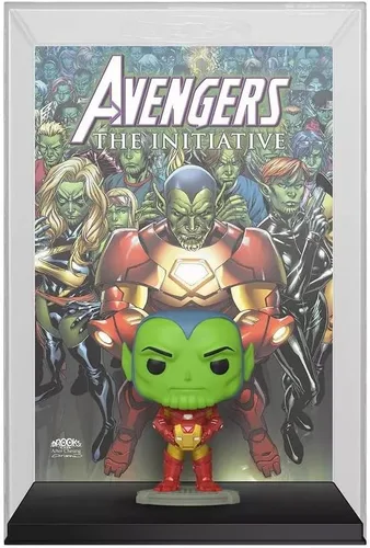 Miniatura 3 de Funko Pop! Cover Art 15689985 - Figura de vinilo coleccionable de Marvel (Skrull as Iron Man)