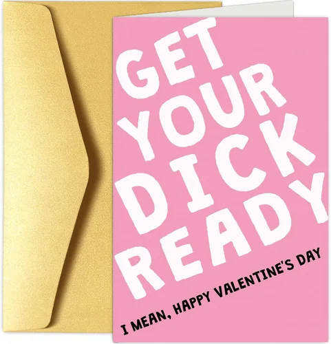 Miniatura 7 de Chenive Divertida tarjeta del día de San Valentín para él y ella, tarjeta traviesa del día de San Valentín para marido, esposa, prometido, BF GF