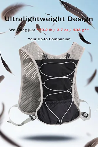 Miniatura 2 de Hydration Running Vest for Women Men, Water Vest Backpack 2L, Lightweight Hydration Pack Water Backpack for Hiking, Trail Marathon Race