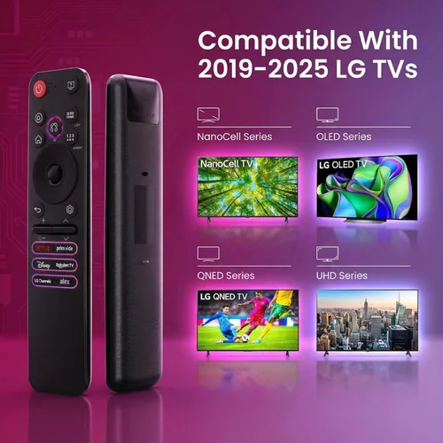 Miniatura 2 de para LG TV Remote Smart TV LG (modelos 2019-2025) Control de voz y función de puntero Compatible con televisores y modelos Arándano