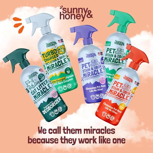 Miniatura 8 de Sunny & Honey Limpiador de césped para exteriores, limpiador enzimático de orina para mascotas, neutralizador de orina de perro para césped, aroma
