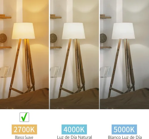 Miniatura 5 de BORT Paquete de 4 bombillas LED Edison ST58/ST19, color blanco cálido, 2700 K, equivalente a 6 W, bombillas LED de filamento de 60 W, regulables